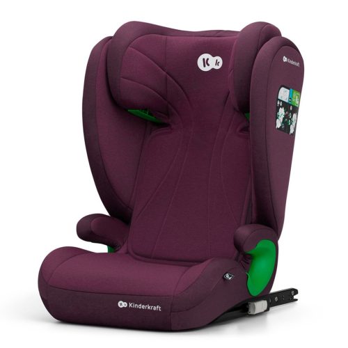 KINDERKRAFT Autósülés Junior Fix 2 100-150 cm Cseresznye Gyöngyház