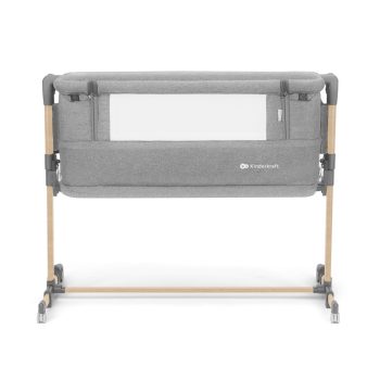   Kinderkraft babaöböl Neste Grow 2in1 világosszürke-melange fa hatású