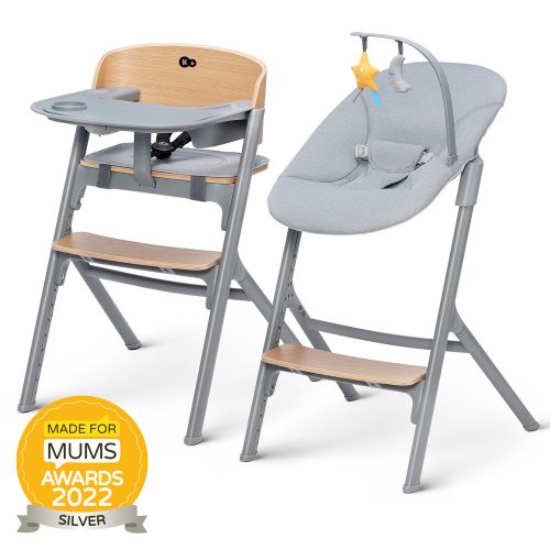 KINDERKRAFT SELECT Szett Livy tölgyfa étkezőszék + Calmee nyugágy, Premium