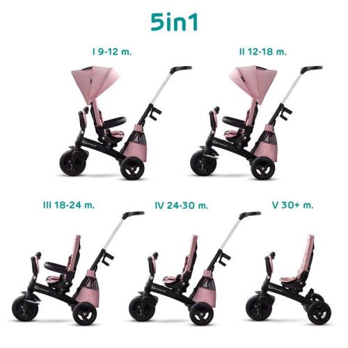 KINDERKRAFT SELECT Tricikli Easytwist Mauvelous Pink