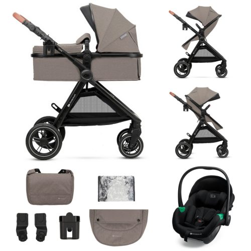 KINDERKRAFT 3 az 1-ben babakocsi Esme Pro Sand Beige