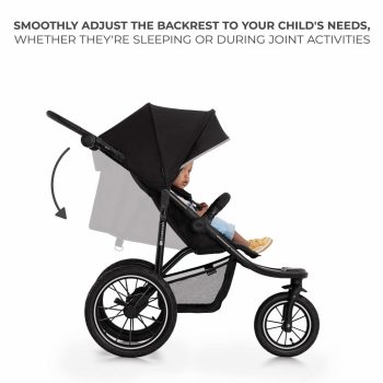 Kinderkraft babakocsi minden terepre Helsi 2 fekete