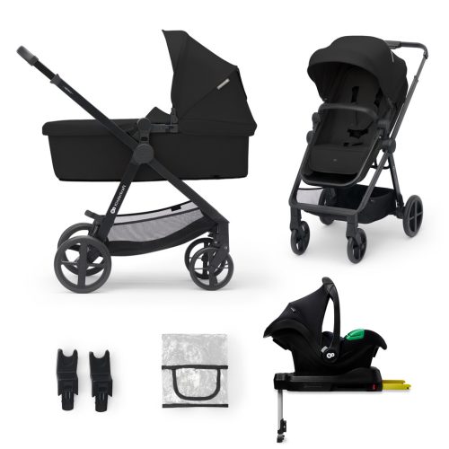KINDERKRAFT Babakocsi kombinált 4 az 1-ben Newly Classic Black + Mink PRO