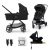 KINDERKRAFT Babakocsi kombinált 4 az 1-ben Newly Classic Black + Mink PRO