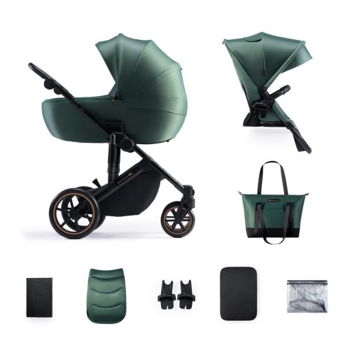 KINDERKRAFT Kombinált babakocsi 2in1 Prime 2 zöld