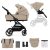 KINDERKRAFT SELECT Yoxi 2v1 Sand Beige kombinált babakocsi