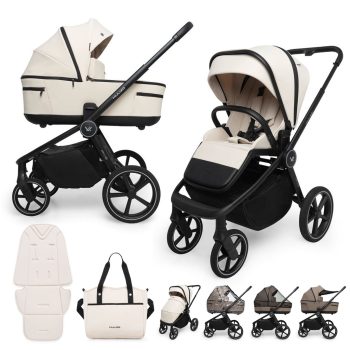 MUUVO Kombinált babakocsi Five 2 az 1-ben Sivatagi Homok