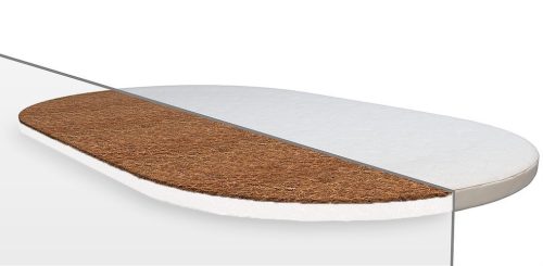 MIMICO ovális matrac kókusz + PUR hab 72x120 cm