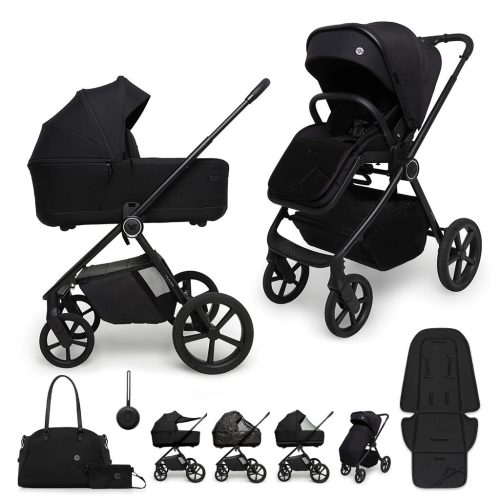 MUUVO Kombinált babakocsi Muuvo One 2 az 1-ben Negro