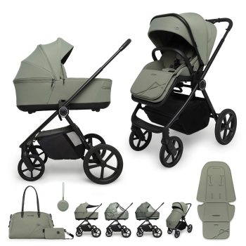 MUUVO Kombinált babakocsi Muuvo One 2 az 1-ben Olíva