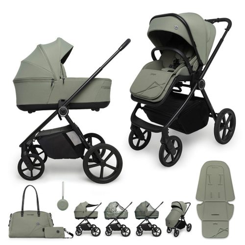 MUUVO Kombinált babakocsi Muuvo One 2 az 1-ben Olíva
