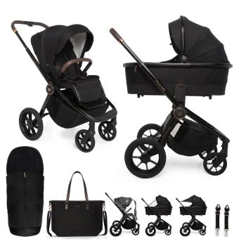   MUUVO Kombinált babakocsi Quick SE 2 Sunset black szett 2in1