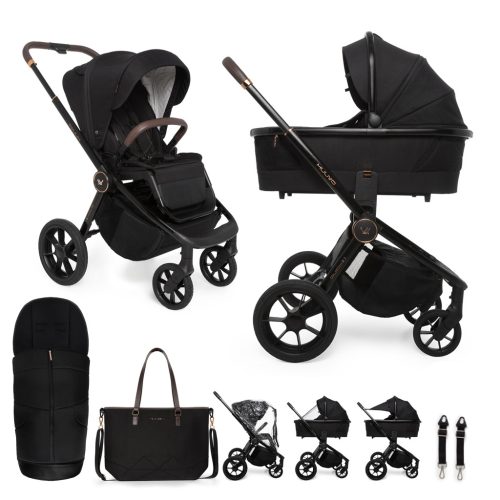MUUVO Kombinált babakocsi Quick SE 2 Sunset black szett 2in1