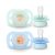 Philips AVENT játszócumi Ultra Start mintás 0-2hó fiús 2db