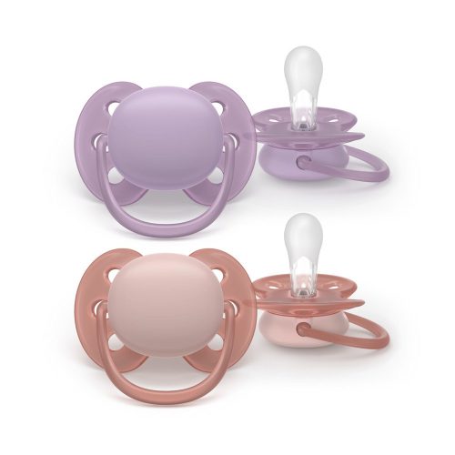 Philips AVENT játszócumi Ultrasoft neutral 0-6hó lányos 2db
