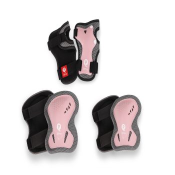 QPLAY Gyermek védők Coral Pink, méret S, kor 3-5 év