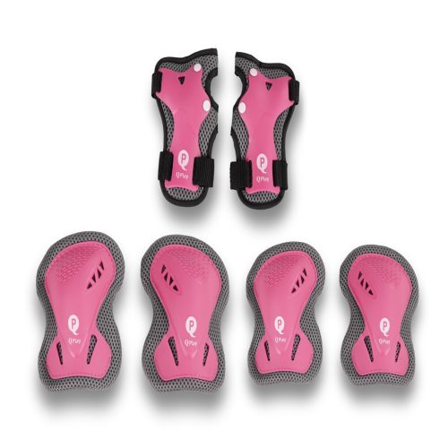 QPLAY Gyermek védők Pink, méret S, kor 3-5 év