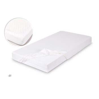 BABYMATEX Bambusz lepedő fehér 120x60 cm