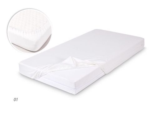 BABYMATEX Bambusz lepedő 60x120 fehér