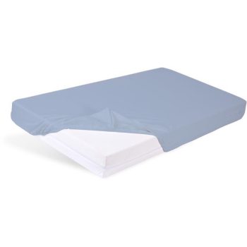   BABYMATEX Vízálló lepedő rugalmas bambusz világoskék 60x120 cm Bambusz világoskék 60x120 cm