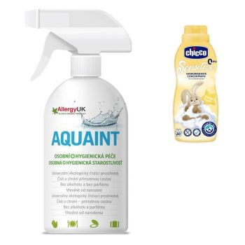   CHICCO Levendula tömény Soft Touch, 750 ml + Aquaint 500 ml