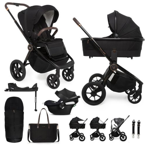 MUUVO KÉSZLET Babakocsi Quick SE 2 Sunset black szett 2in1 + CYBEX Aton B2 i-Size + alap