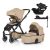 PETITE&MARS KÉSZLET Babakocsi 4v1 ICON Mocha Beige LITE AIR + CYBEX Aton B2 i-Size