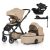 PETITE&MARS KÉSZLET Babakocsi 4v1 ICON Mocha Beige LITE RWS + CYBEX Aton B2 i-Size