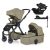 PETITE&MARS KÉSZLET Babakocsi 4v1 ICON Mossy Green LITE AIR + CYBEX Aton B2 i-Size